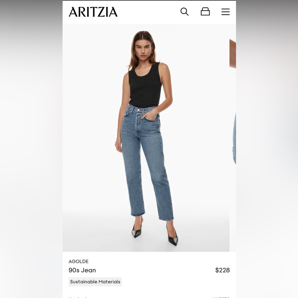 Agolde 90s Pinch Waist Jeans